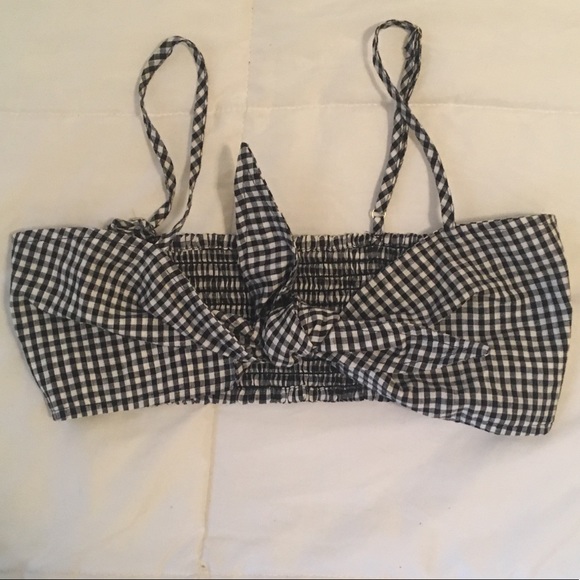 Tops - For Love and Lemons Gingham Bralette Size Small Tops - For Love and Lemons Gingham Bralette Size Small
